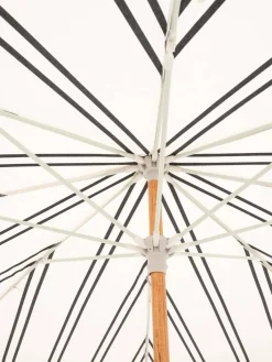 Business & Pleasure Co. The Amalfi Umbrella - Black Two Stripe
