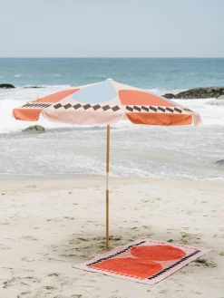Business & Pleasure Co. The Amalfi Umbrella - Diamond Pink