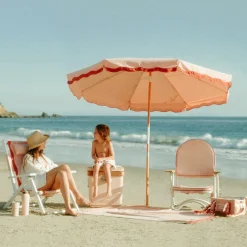 Business & Pleasure Co. The Amalfi Umbrella - Rivie Pink