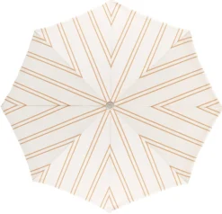 Business & Pleasure Co. The Amalfi Umbrella - Sand Two Stripe