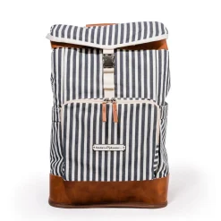 Business & Pleasure Co. The Backpack Cooler - Laurens Navy Stripe