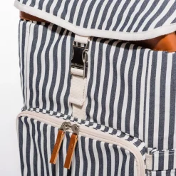 Business & Pleasure Co. The Backpack Cooler - Laurens Navy Stripe