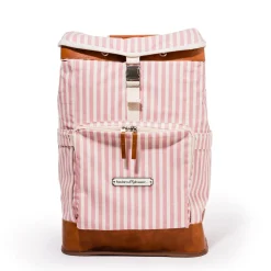 Business & Pleasure Co. The Backpack Cooler - Laurens Pink Stripe