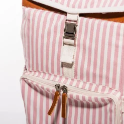 Business & Pleasure Co. The Backpack Cooler - Laurens Pink Stripe