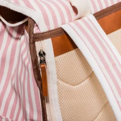 Business & Pleasure Co. The Backpack Cooler - Laurens Pink Stripe
