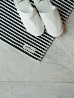 Business & Pleasure Co. The Bath Mat - Lauren'S Navy Stripe