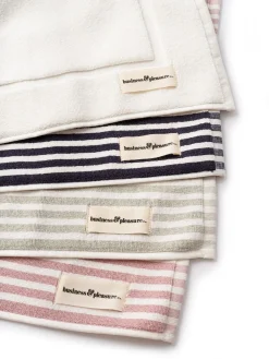 Business & Pleasure Co. The Bath Mat - Lauren'S Navy Stripe