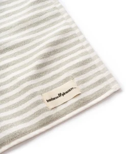 Business & Pleasure Co. The Bath Mat - Lauren'S Sage Stripe