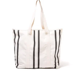 Business & Pleasure Co. The Beach Bag - Malibu Black Stripe