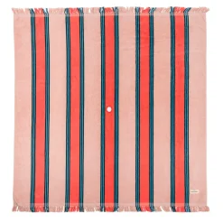 Business & Pleasure Co. The Beach Blanket - Bistro Dusty Pink Stripe