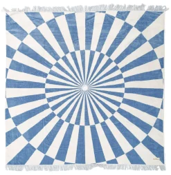 Business & Pleasure Co. The Beach Blanket - Classic Blue Spiral