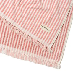 Business & Pleasure Co. The Beach Blanket - Lauren'S Pink Stripe