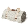 Business & Pleasure Co. The Beach Blanket - Lauren'S Sage Stripe