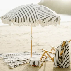 Business & Pleasure Co. The Beach Blanket - Monaco Black Stripe