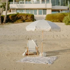 Business & Pleasure Co. The Beach Blanket - Monaco Black Stripe