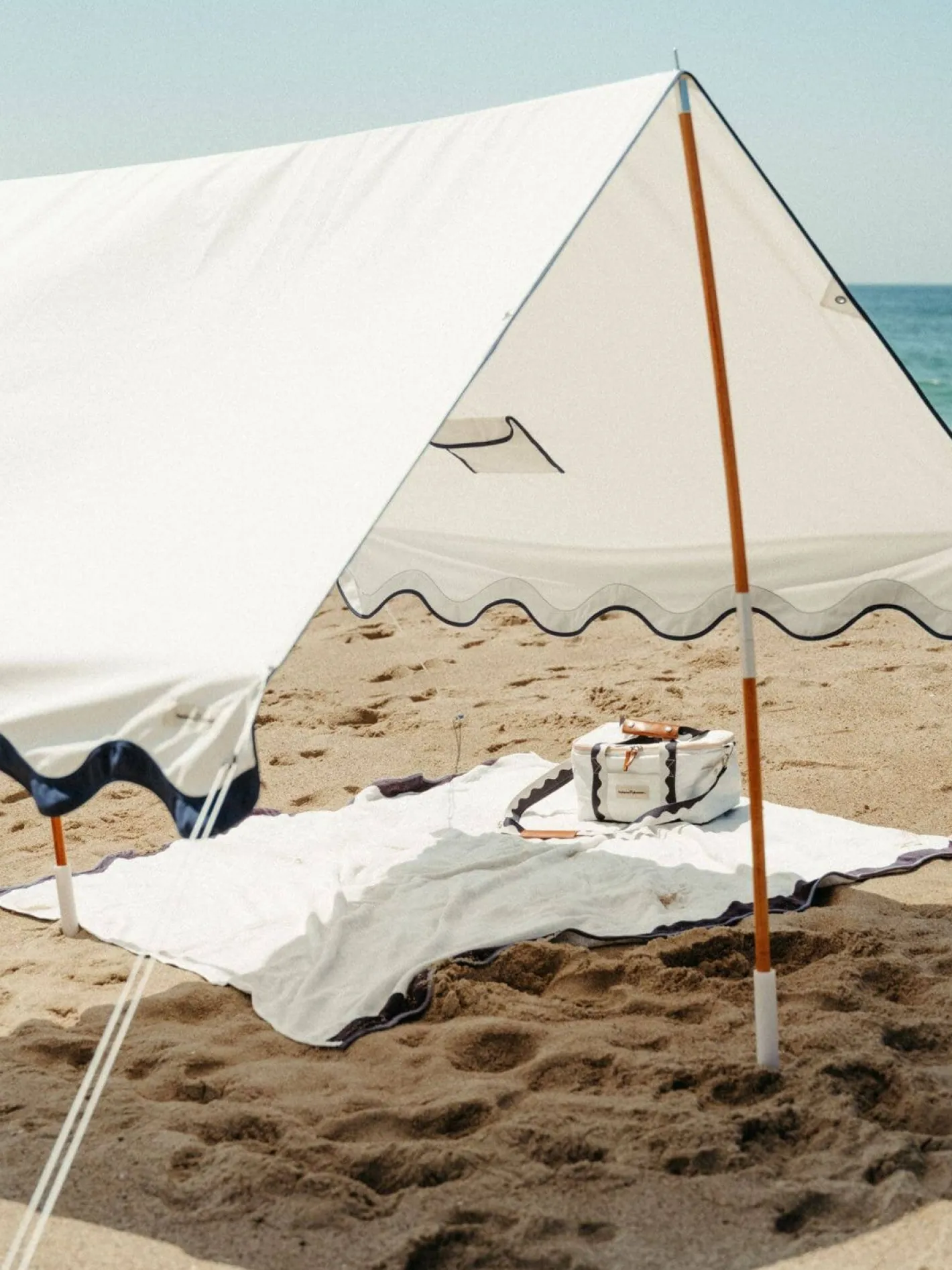 Business & Pleasure Co. The Beach Blanket - Rivie White