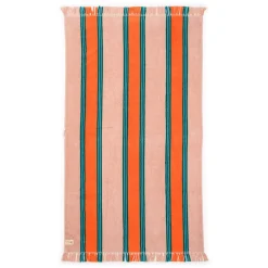 Business & Pleasure Co. The Beach Towel - Bistro Dusty Pink Stripe
