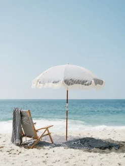 Business & Pleasure Co. The Beach Towel - Lauren'S Navy Stripe