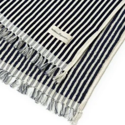 Business & Pleasure Co. The Beach Towel - Lauren'S Navy Stripe
