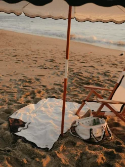 Business & Pleasure Co. The Beach Towel - Rivie White