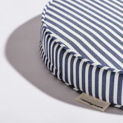 Business & Pleasure Co. The Circular Pillow - Laurens Navy Stripe