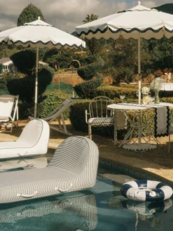 Business & Pleasure Co. The Classic Pool Float - Small - Rivie White