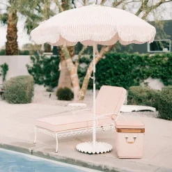 Business & Pleasure Co. The Club Umbrella - Lauren'S Pink Stripe