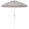 Business & Pleasure Co. The Club Umbrella - Monaco Black Stripe