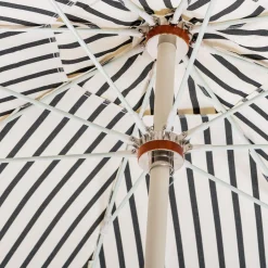 Business & Pleasure Co. The Club Umbrella - Monaco Black Stripe