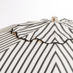 Business & Pleasure Co. The Club Umbrella - Monaco Black Stripe