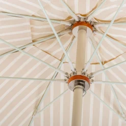 Business & Pleasure Co. The Club Umbrella - Monaco Natural Stripe