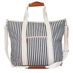 Business & Pleasure Co. The Cooler Tote Bag - Lauren'S Navy Stripe