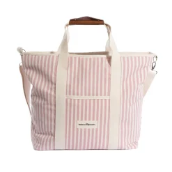 Business & Pleasure Co. The Cooler Tote Bag - Lauren'S Pink Stripe