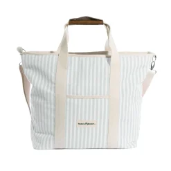 Business & Pleasure Co. The Cooler Tote Bag - Lauren'S Sage Stripe