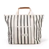 Business & Pleasure Co. The Cooler Tote Bag - Monaco Black Stripe