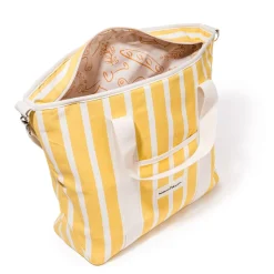 Business & Pleasure Co. The Cooler Tote Bag - Monaco Mimosa Stripe