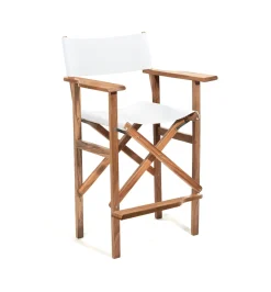 Business & Pleasure Co. The Directors Chair - Bar Height - Antique White