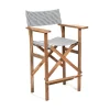 Business & Pleasure Co. The Directors Chair - Bar Height - Lauren'S Navy Stripe