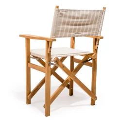Business & Pleasure Co. The Directors Chair - Table Height - Monaco Natural Stripe