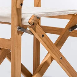 Business & Pleasure Co. The Directors Chair - Table Height - Monaco Natural Stripe
