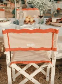 Business & Pleasure Co. The Directors Chair - Table Height - Rivie Pink
