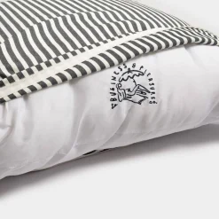 Business & Pleasure Co. The Euro Throw Pillow - Lauren'S Navy Stripe