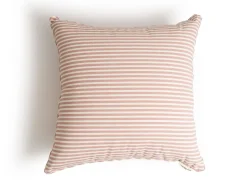 Business & Pleasure Co. The Euro Throw Pillow - Lauren'S Pink Stripe