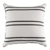 Business & Pleasure Co. The Euro Throw Pillow - Malibu Black Stripe
