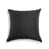 Business & Pleasure Co. The Euro Throw Pillow - Rivie Black