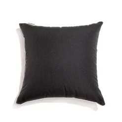 Business & Pleasure Co. The Euro Throw Pillow - Rivie Black