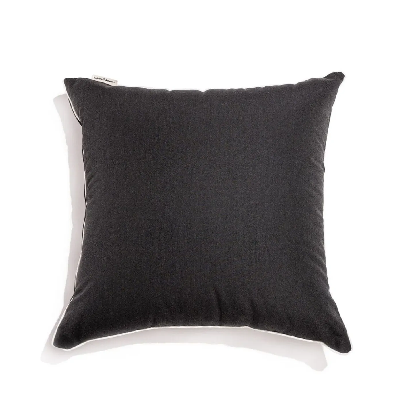Business & Pleasure Co. The Euro Throw Pillow - Rivie Black