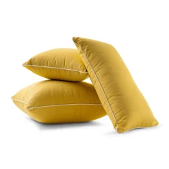 Business & Pleasure Co. The Euro Throw Pillow - Rivie Mimosa