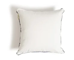 Business & Pleasure Co. The Euro Throw Pillow - Rivie White