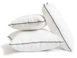 Business & Pleasure Co. The Euro Throw Pillow - Rivie White